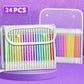 Glittergelpennor i set