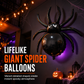 Halloween Klorspindel-ballong för festdekoration och fotorekvisita