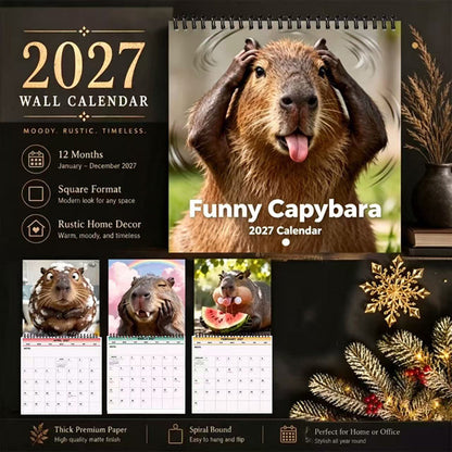 Rolig kapybarakalender 2027