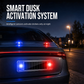 🎁Köp 2 få 3 gratis🔥Stöldvarningslampa för simulering av solcellsdriven bil