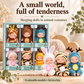 🧸 Mini Reborn-Bebisar – 6 Söta Sovande Djurfigurer att Samla på 💕