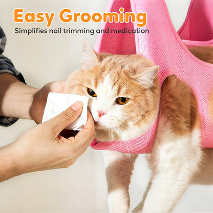 🔥🎁Nyhet 50 % RABATT🔥🐾 SLIPP KAMPEN VID KLOKLIPPNING – Håll hunden eller katten lugnare och stadigare medan du sköter tassarna – Grooming-hängmatta för husdjur
