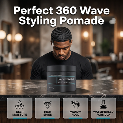 🔥 Köp 2, få 1 gratis✨ PERFECT 360 Wave Pomade – definierade vågor, hög glans & återfuktande formula – perfekt för alla vågfrisyrer 💈