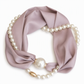 ✨50% RABATT NU! !✨Scarfhalsband med pärlor