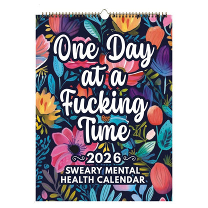 ✨2026 års kalender om psykisk hälsa med svordomar