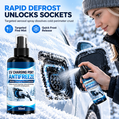 Frostskydd och avisningsmedel för elbilens laddport – 50 ml