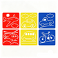Reusable Colorful DIY Art Drawing Templates