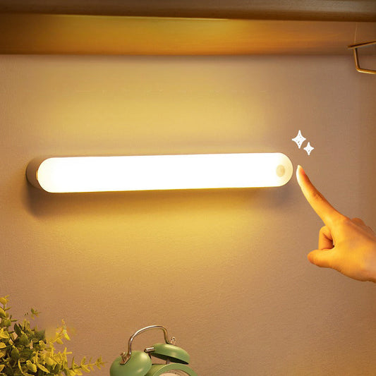 Magnetisk LED-lampa – gul med rörelsesensor eller trefärgad med knapp