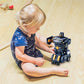 Förvandla robotmodellleksaksbil