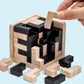 Trä Intelligens Toy Brain Teaser Game